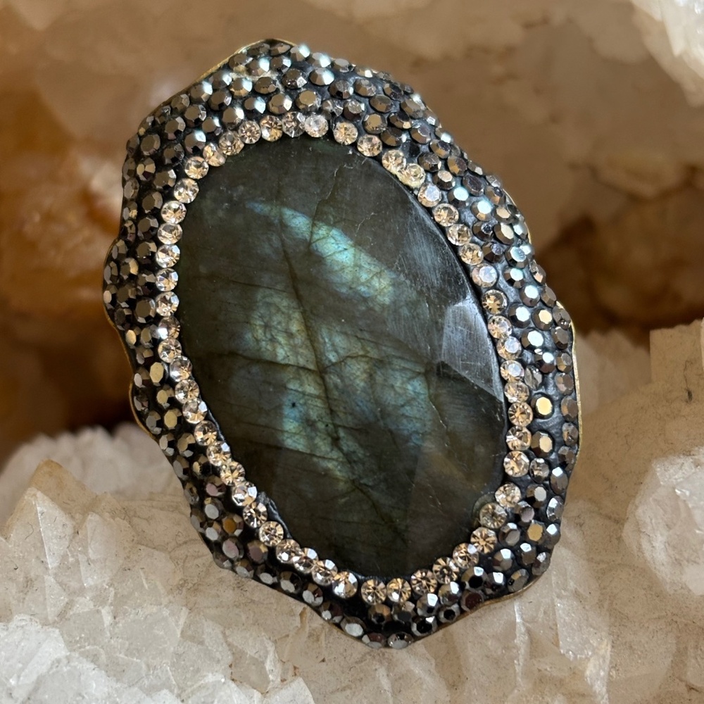 Labradorite Statement Ring - image 3